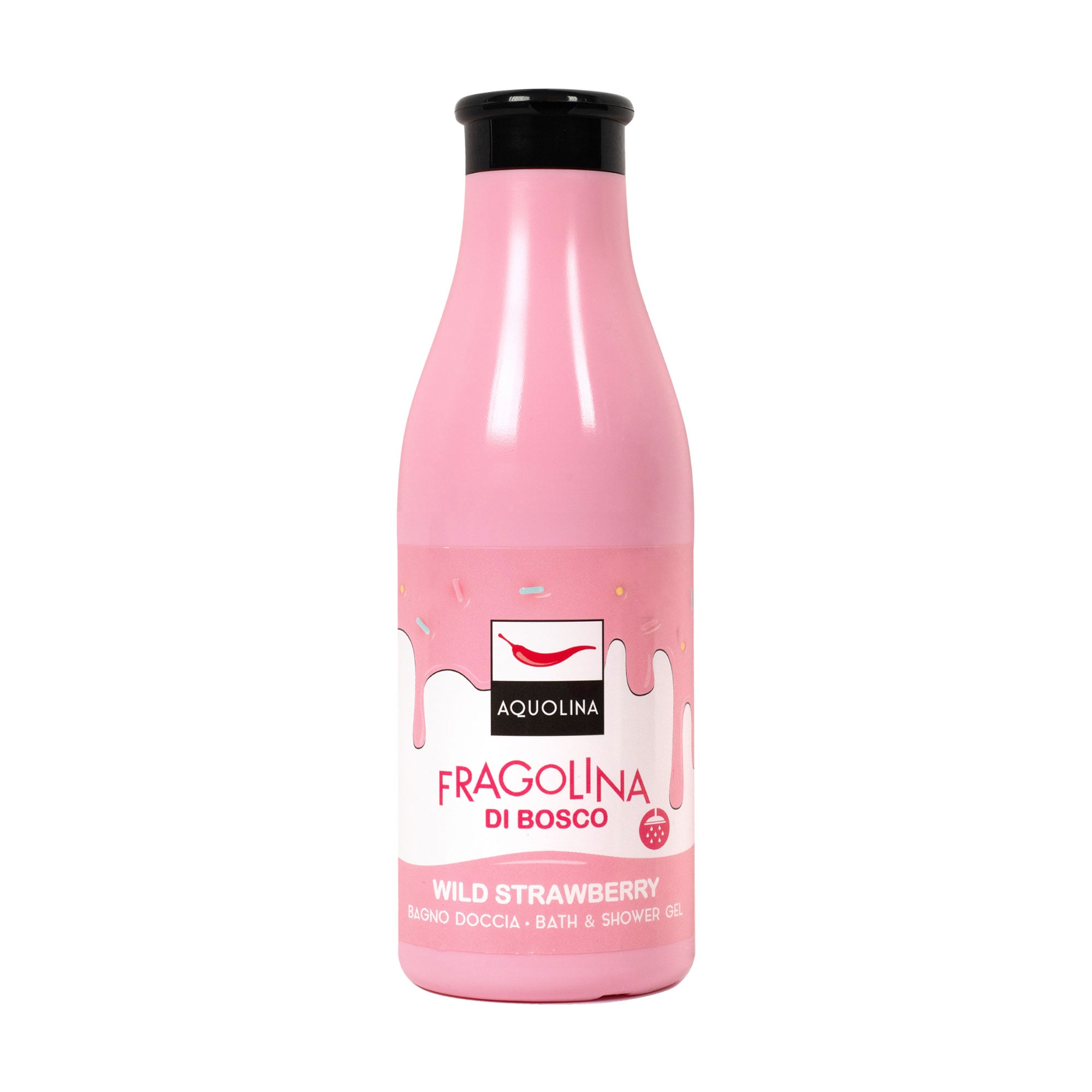 Гель для ванни та душу Aquolina Wild Strawberry Bath &amp; Shower Gel, 500 мл